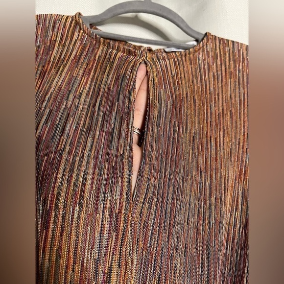 Zara Multi Color Keyhole Cutout Striped Romper Small - Picture 14 of 17